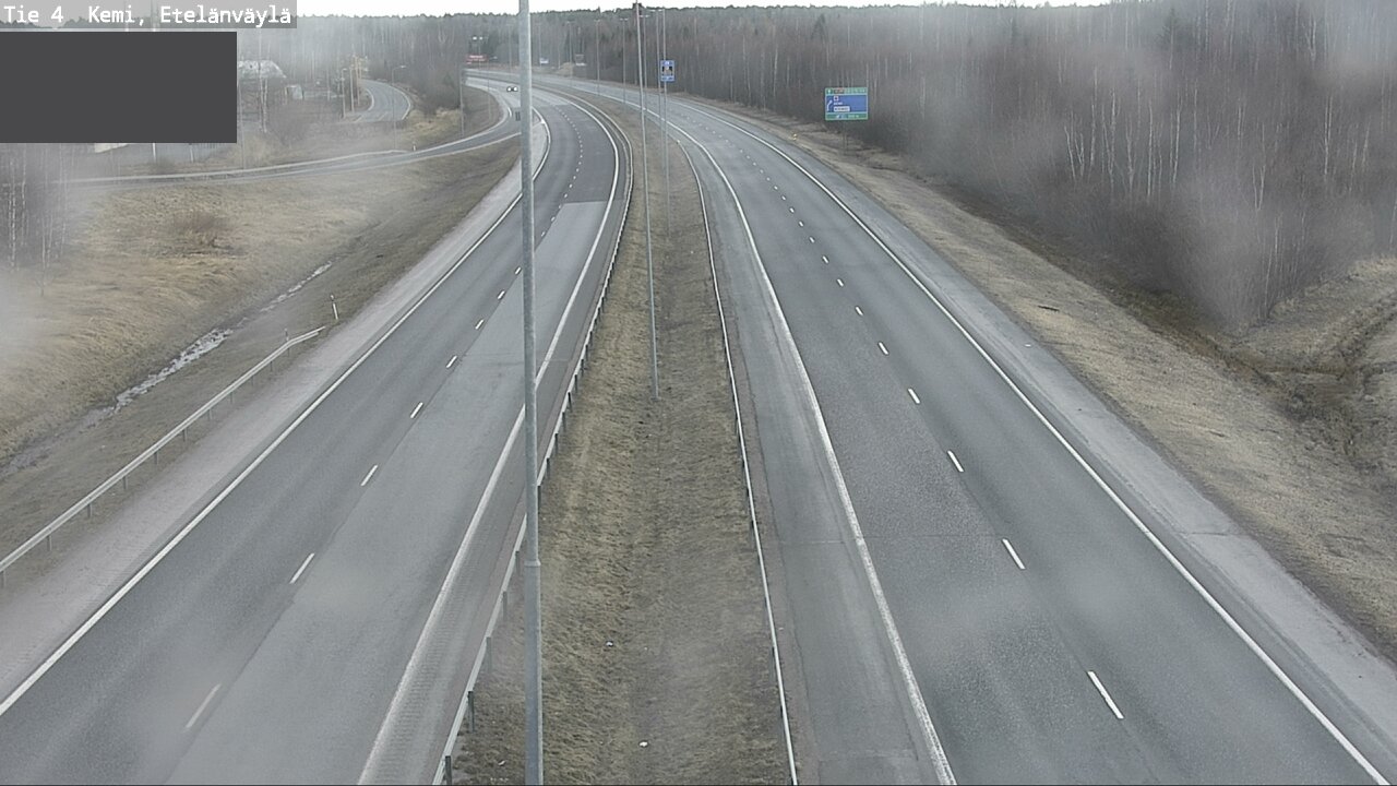 Weather Camera Image Road 4 Kemi, Etelänväylä, Kemi, Lappi