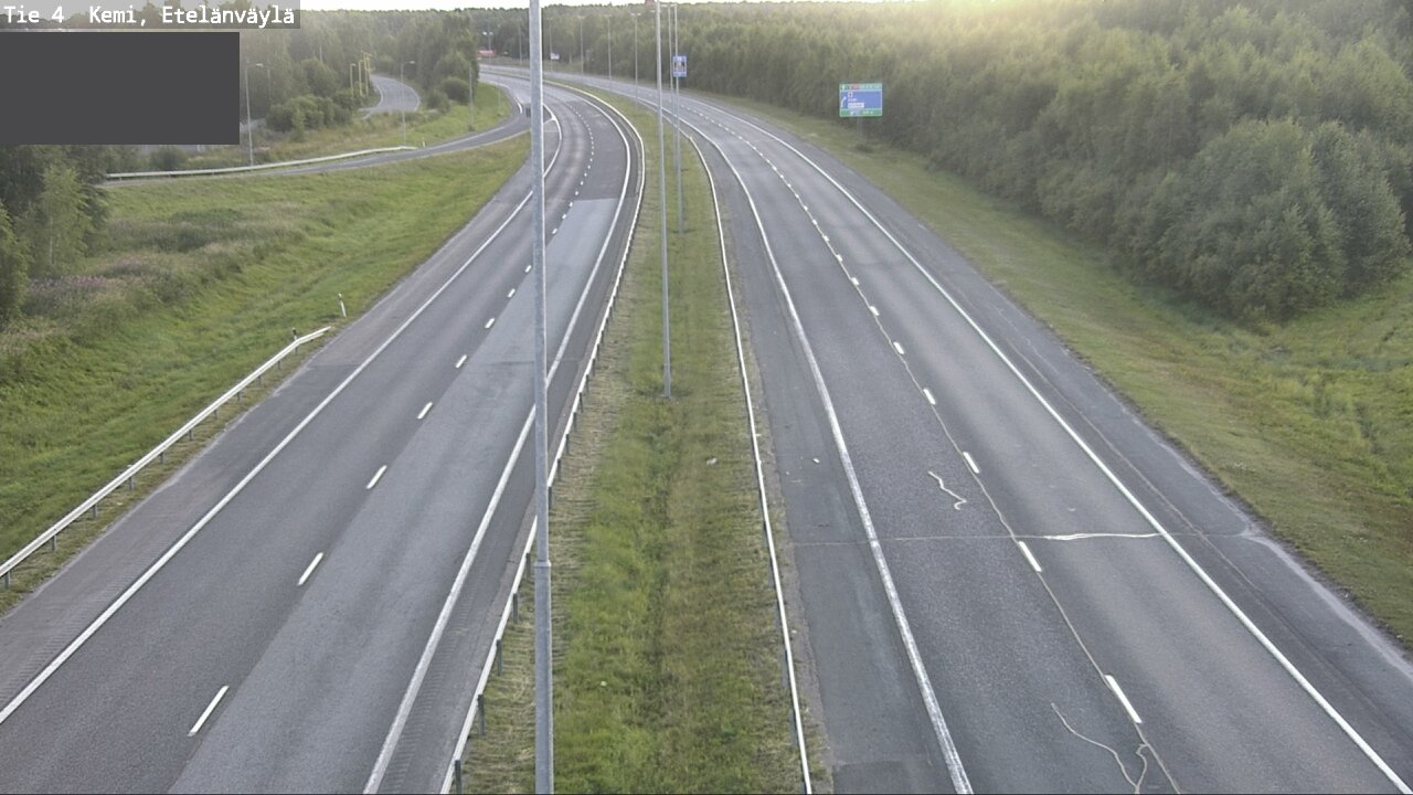Weather Camera Image Väg 4 Kemi, Etelänväylä, Kemi, Lappi