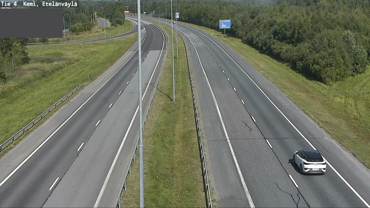 Weather Camera Image Road 4 Kemi, Etelänväylä, Kemi, Lappi