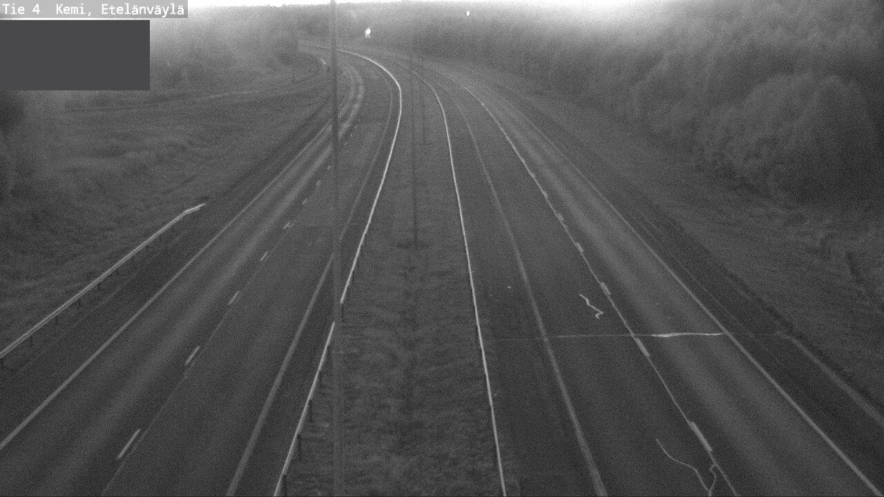 Weather Camera Image Väg 4 Kemi, Etelänväylä, Kemi, Lappi