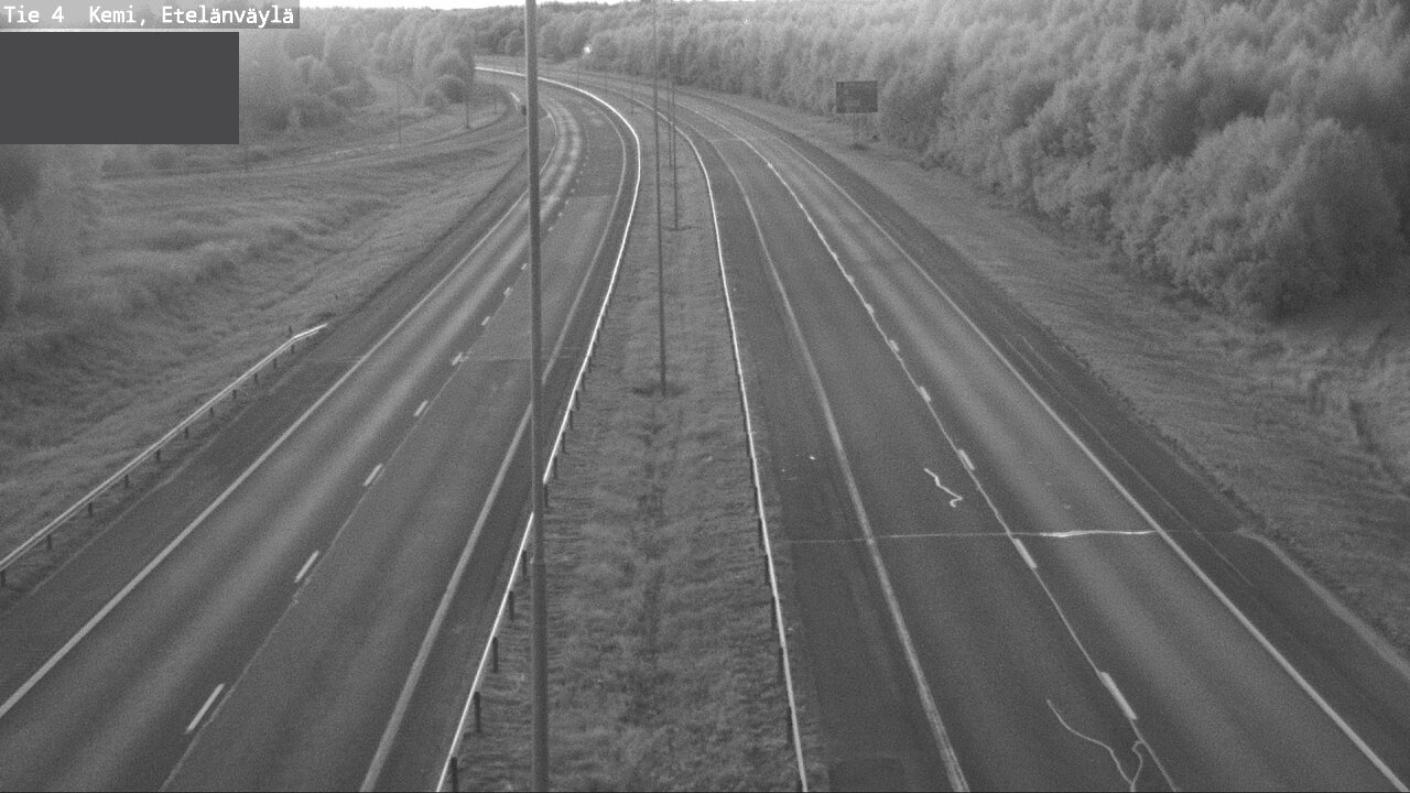Weather Camera Image Väg 4 Kemi, Etelänväylä, Kemi, Lappi