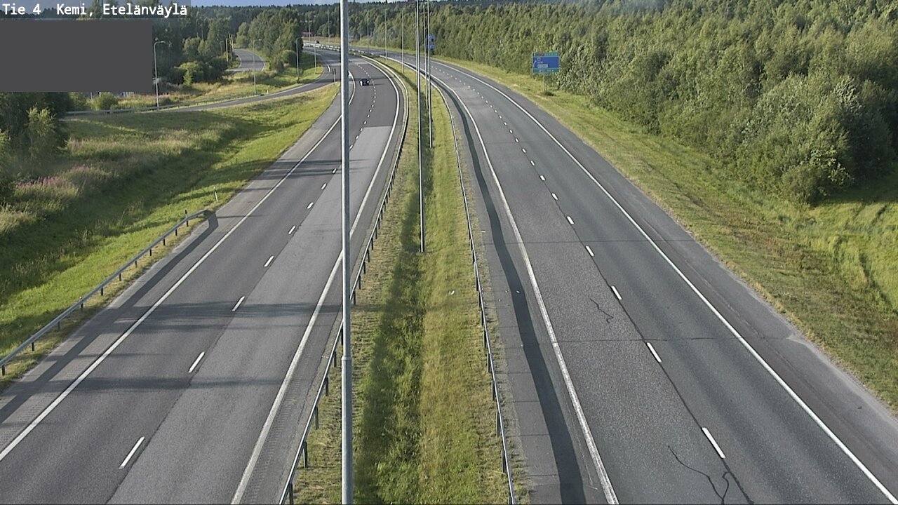 Weather Camera Image Väg 4 Kemi, Etelänväylä, Kemi, Lappi