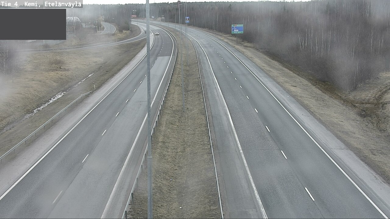 Weather Camera Image Road 4 Kemi, Etelänväylä, Kemi, Lappi