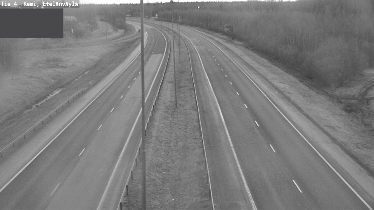 Weather Camera Image Road 4 Kemi, Etelänväylä, Kemi, Lappi