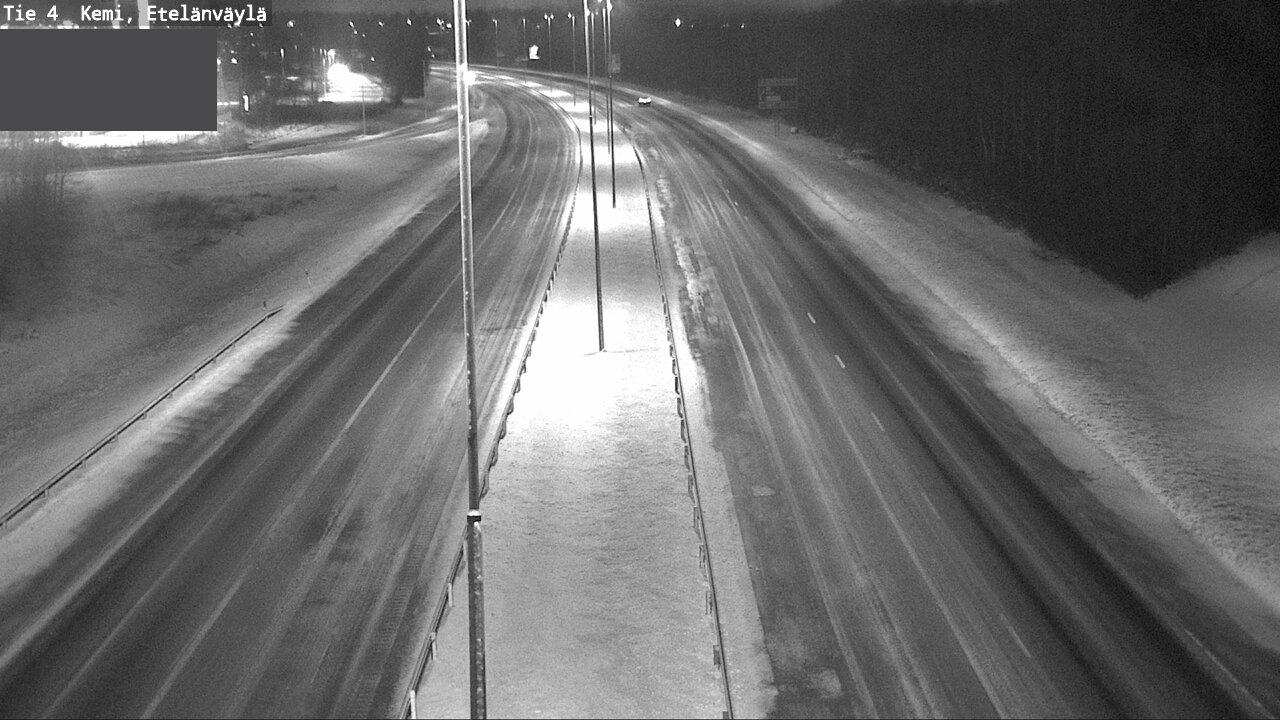 Weather Camera Image Road 4 Kemi, Etelänväylä, Kemi, Lappi