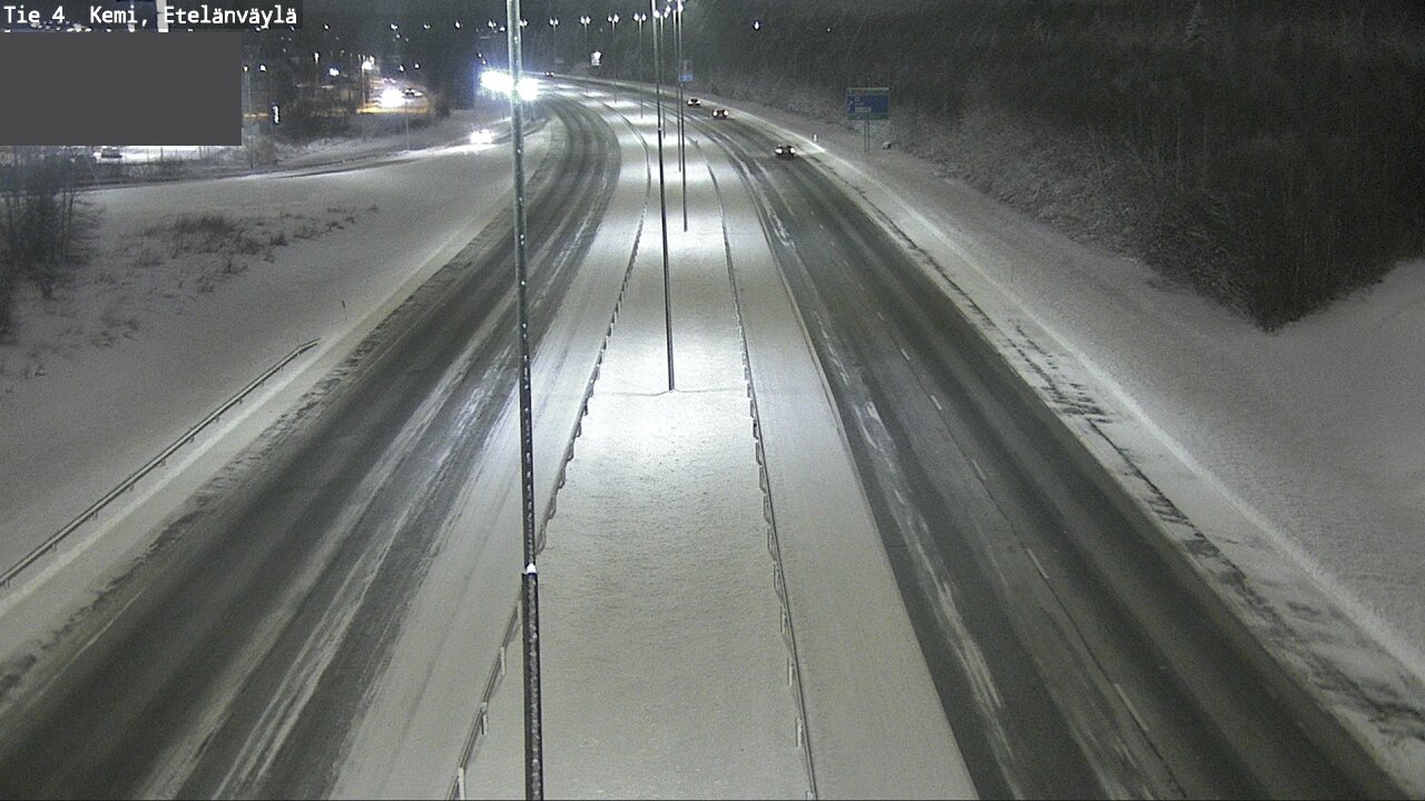 Weather Camera Image Road 4 Kemi, Etelänväylä, Kemi, Lappi