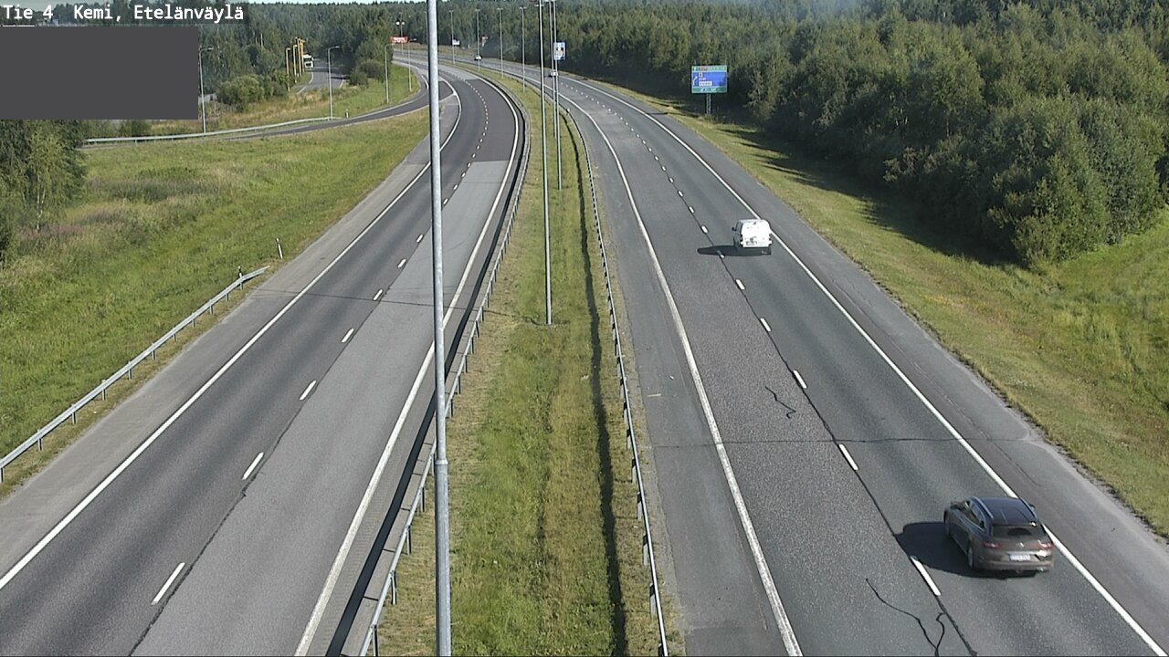Weather Camera Image Väg 4 Kemi, Etelänväylä, Kemi, Lappi