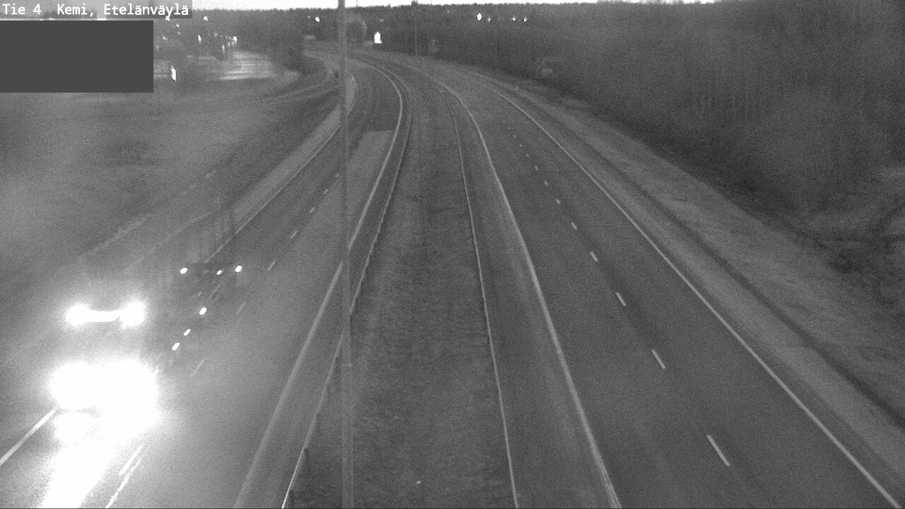 Weather Camera Image Road 4 Kemi, Etelänväylä, Kemi, Lappi