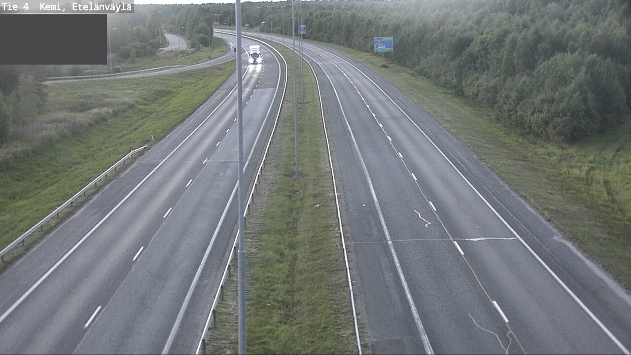 Weather Camera Image Väg 4 Kemi, Etelänväylä, Kemi, Lappi