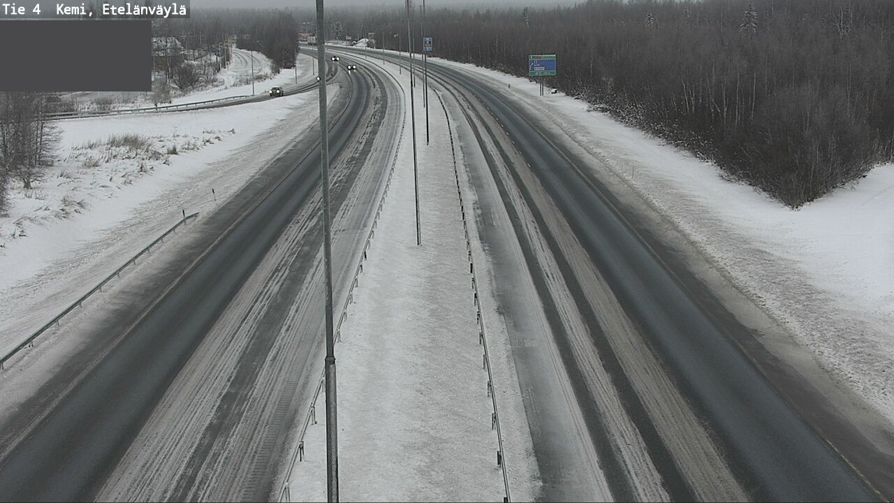 Weather Camera Image Väg 4 Kemi, Etelänväylä, Kemi, Lappi