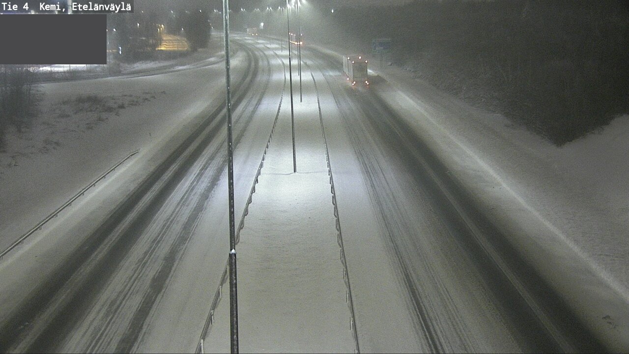 Weather Camera Image Road 4 Kemi, Etelänväylä, Kemi, Lappi