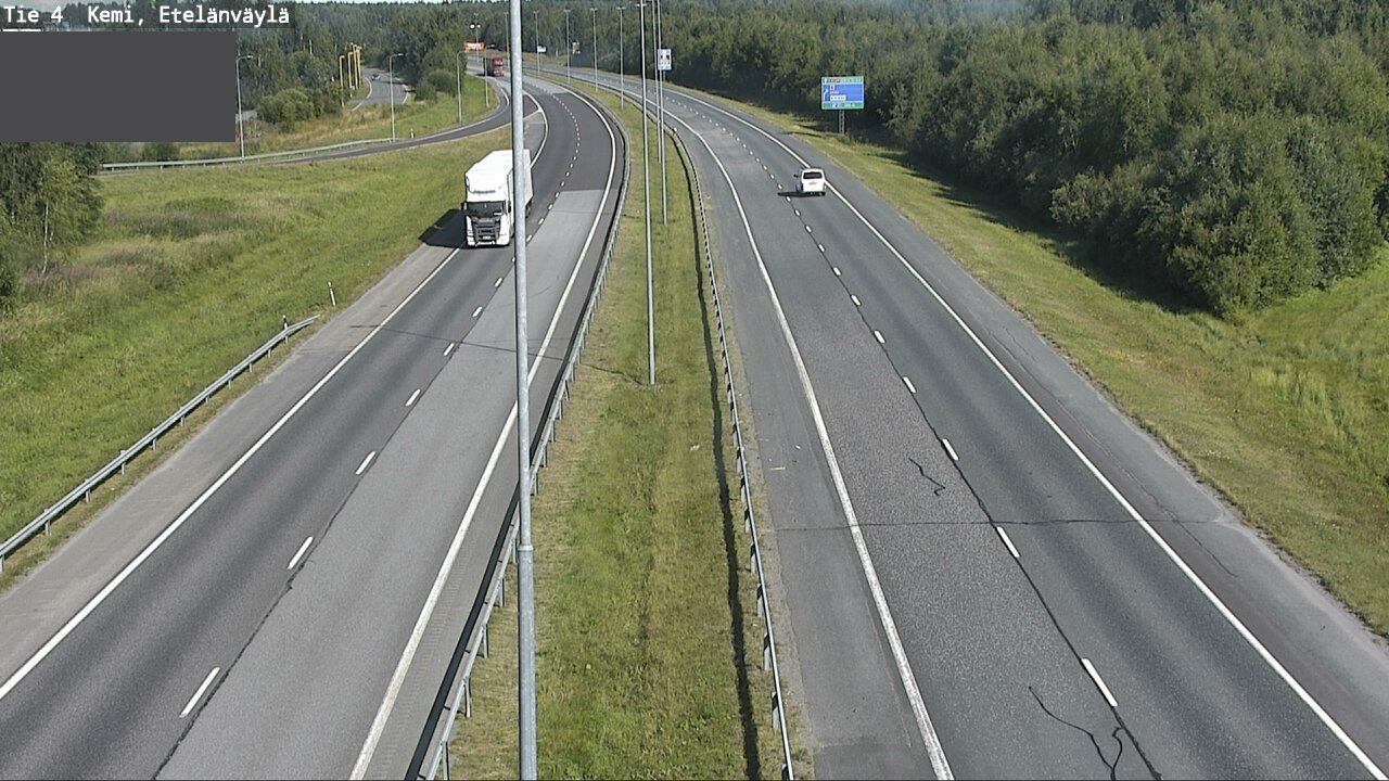 Weather Camera Image Road 4 Kemi, Etelänväylä, Kemi, Lappi