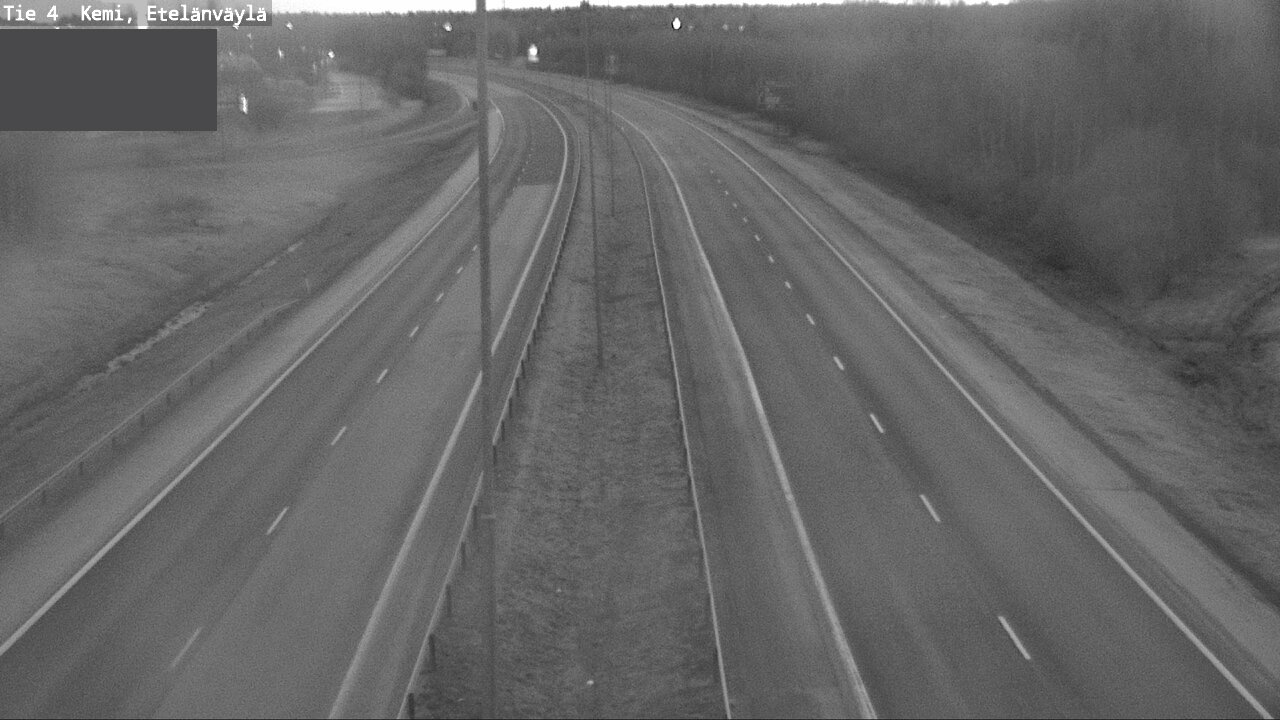 Weather Camera Image Road 4 Kemi, Etelänväylä, Kemi, Lappi