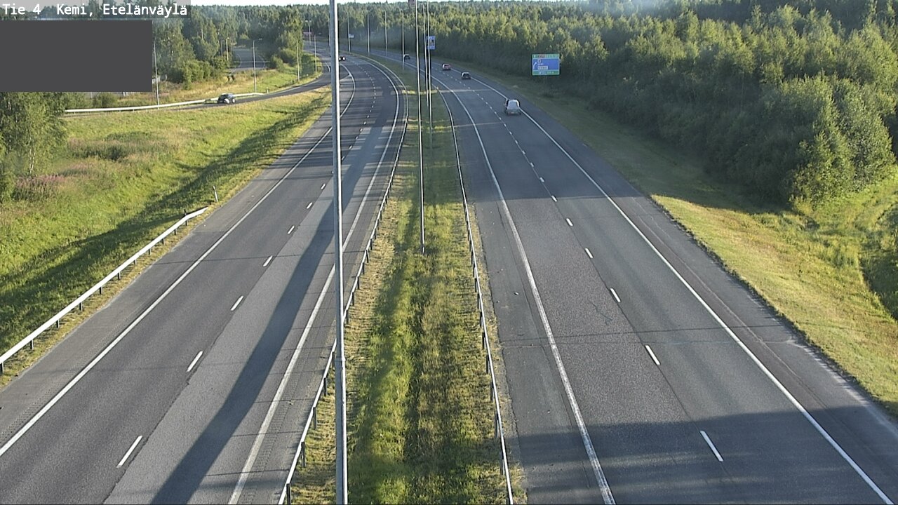 Weather Camera Image Väg 4 Kemi, Etelänväylä, Kemi, Lappi