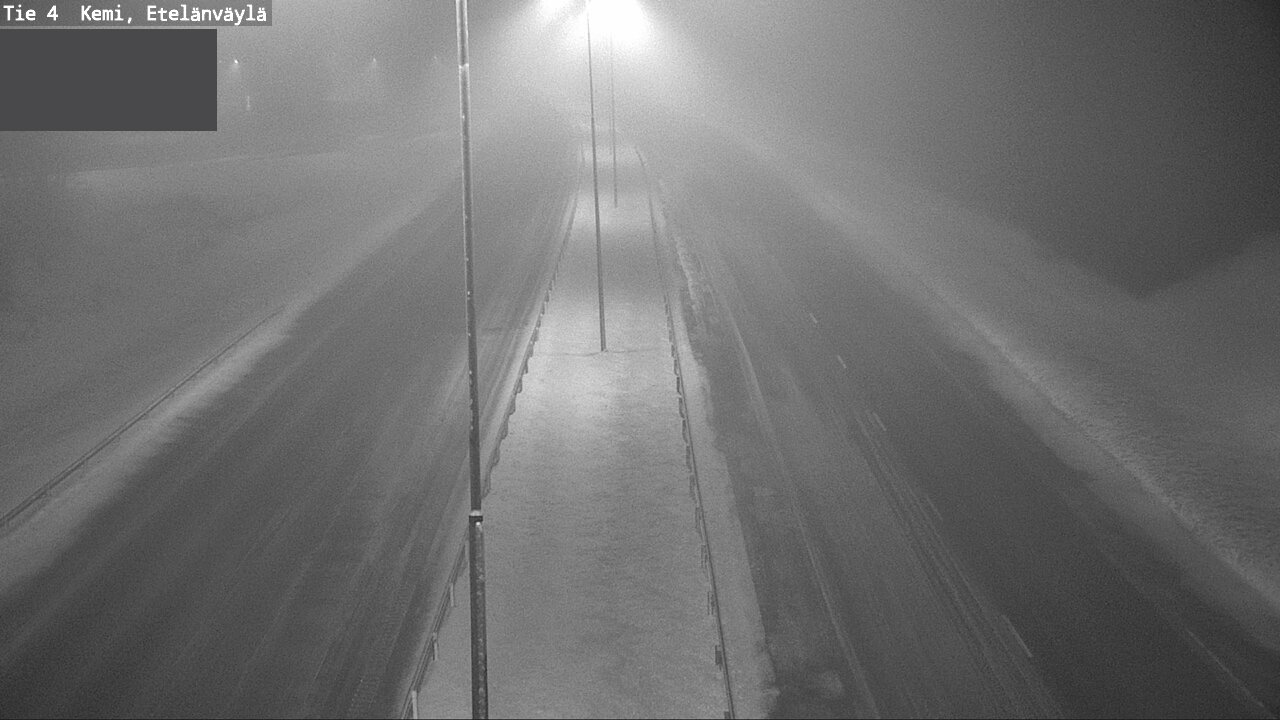 Weather Camera Image Road 4 Kemi, Etelänväylä, Kemi, Lappi