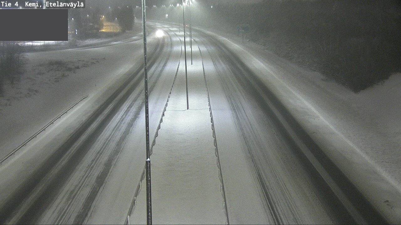 Weather Camera Image Road 4 Kemi, Etelänväylä, Kemi, Lappi
