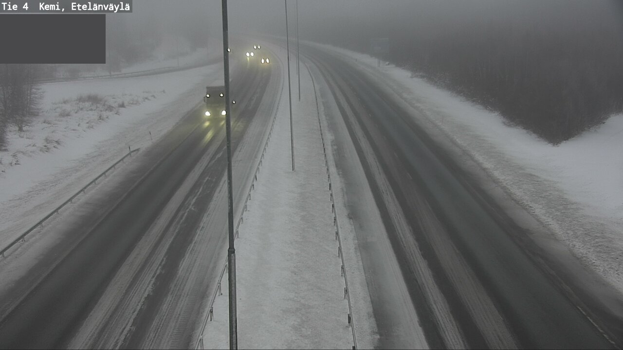 Weather Camera Image Väg 4 Kemi, Etelänväylä, Kemi, Lappi