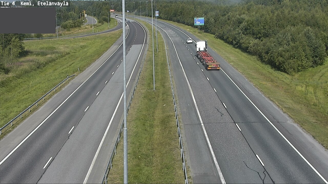 Weather Camera Image Road 4 Kemi, Etelänväylä, Kemi, Lappi
