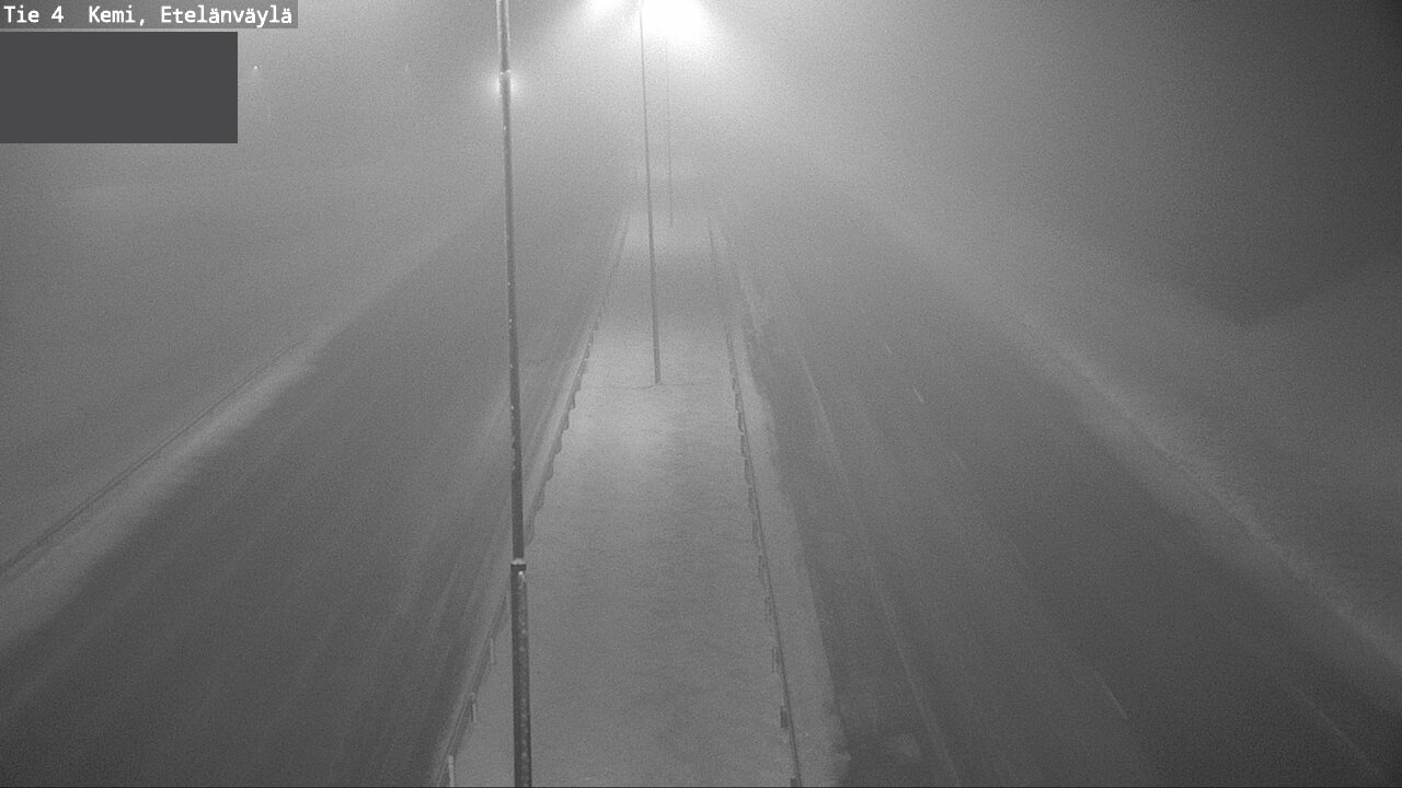 Weather Camera Image Road 4 Kemi, Etelänväylä, Kemi, Lappi