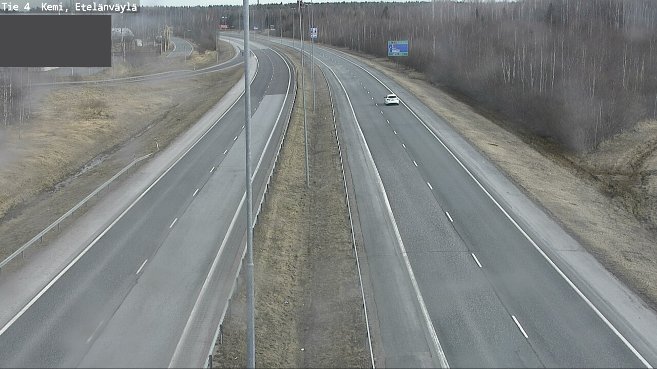 Weather Camera Image Road 4 Kemi, Etelänväylä, Kemi, Lappi