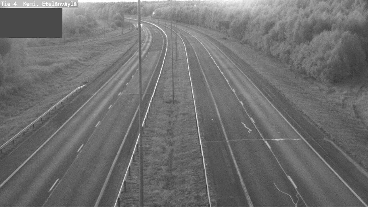 Weather Camera Image Väg 4 Kemi, Etelänväylä, Kemi, Lappi