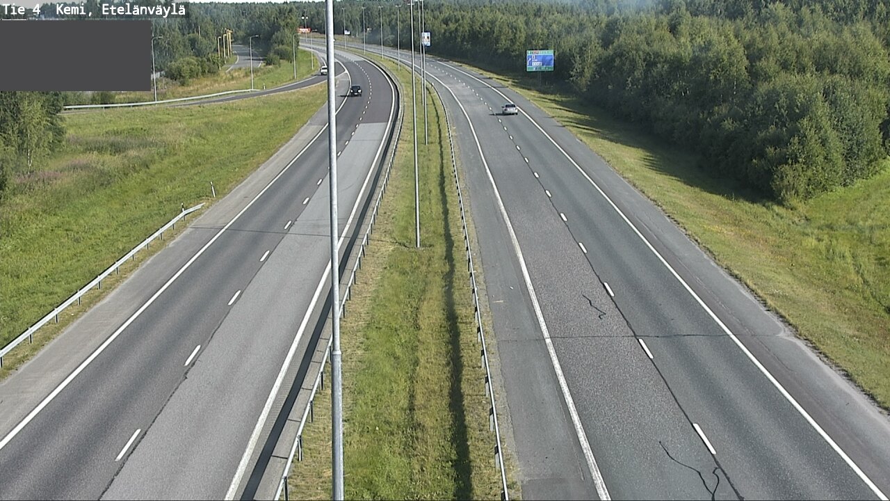 Weather Camera Image Väg 4 Kemi, Etelänväylä, Kemi, Lappi