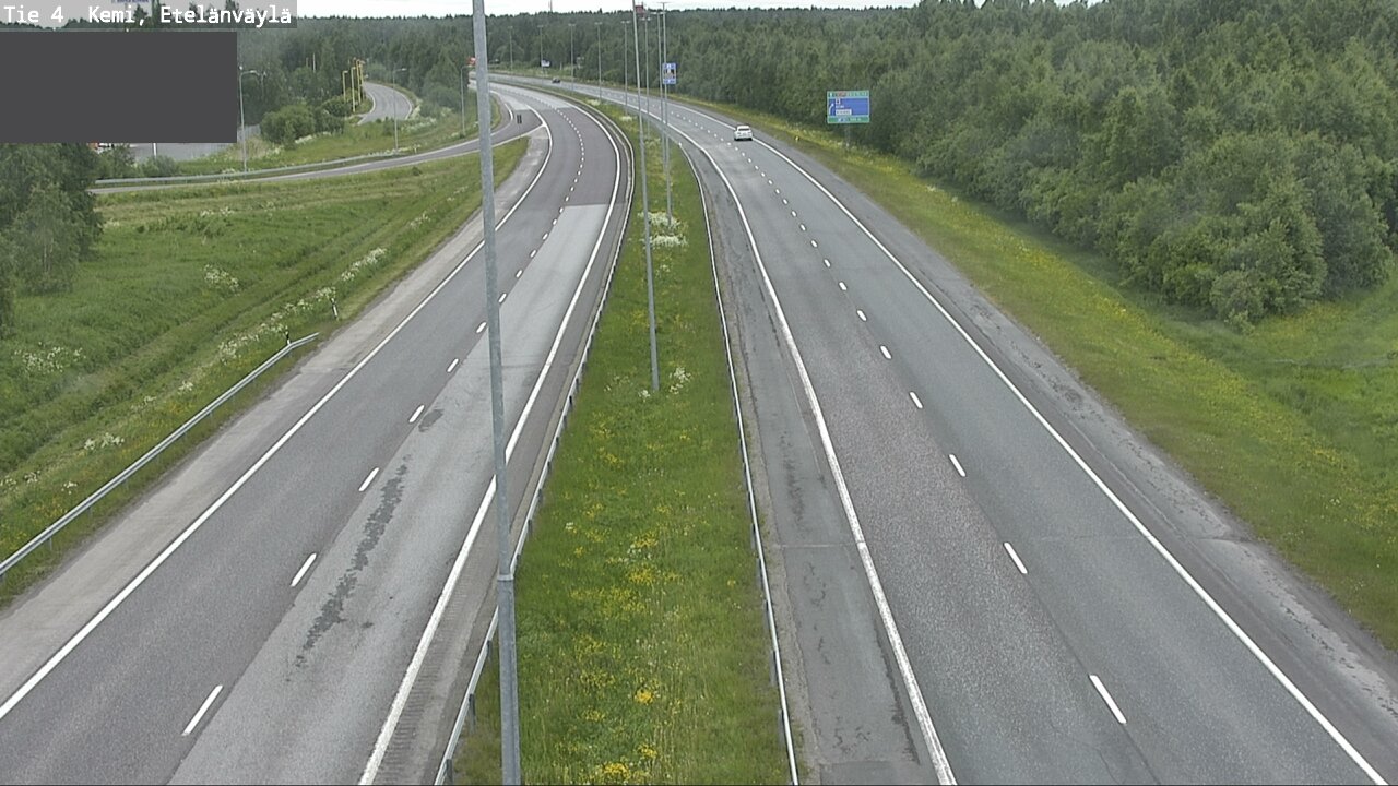Weather Camera Image Väg 4 Kemi, Etelänväylä, Kemi, Lappi