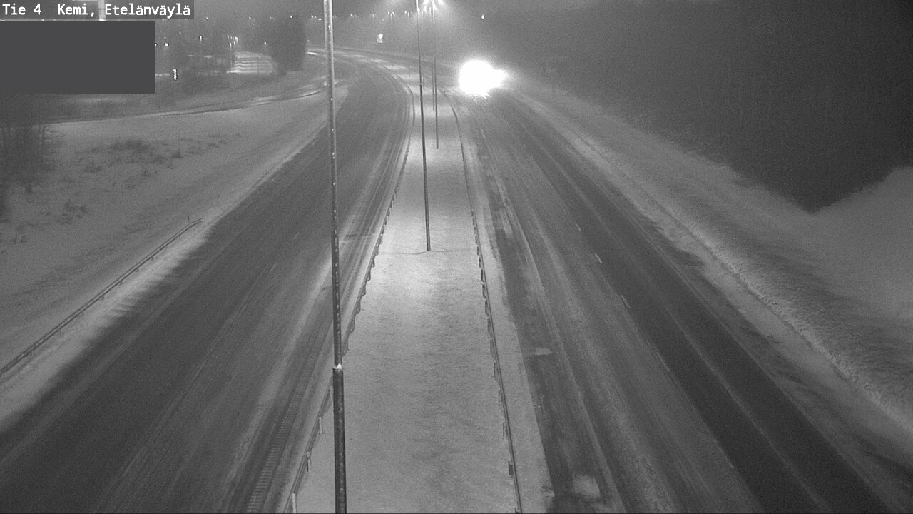 Weather Camera Image Road 4 Kemi, Etelänväylä, Kemi, Lappi