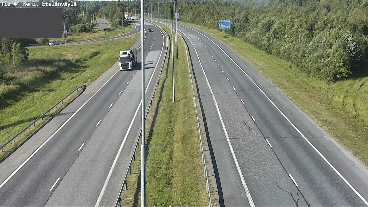 Weather Camera Image Väg 4 Kemi, Etelänväylä, Kemi, Lappi
