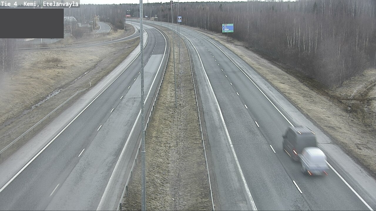 Kelikamerat Kuva Tie 4 Kemi, Etelänväylä, Kemi, Lappi