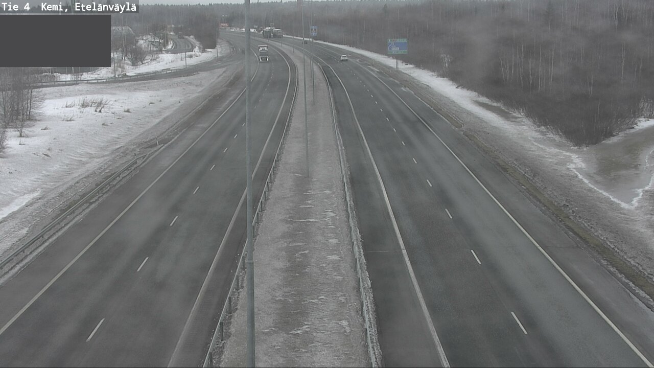 Weather Camera Image Road 4 Kemi, Etelänväylä, Kemi, Lappi