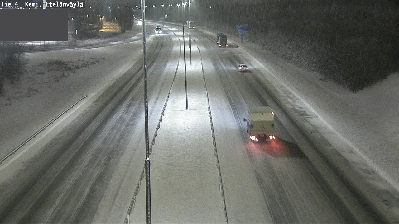 Weather Camera Image Road 4 Kemi, Etelänväylä, Kemi, Lappi