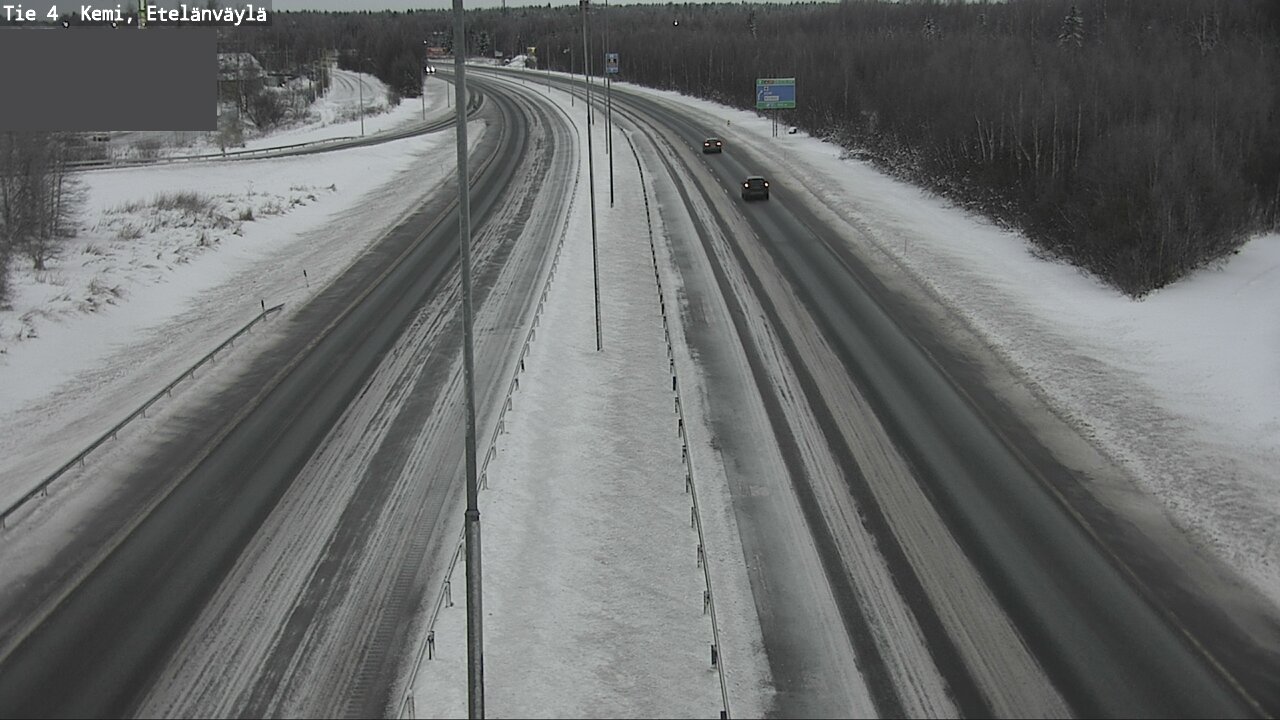Weather Camera Image Väg 4 Kemi, Etelänväylä, Kemi, Lappi