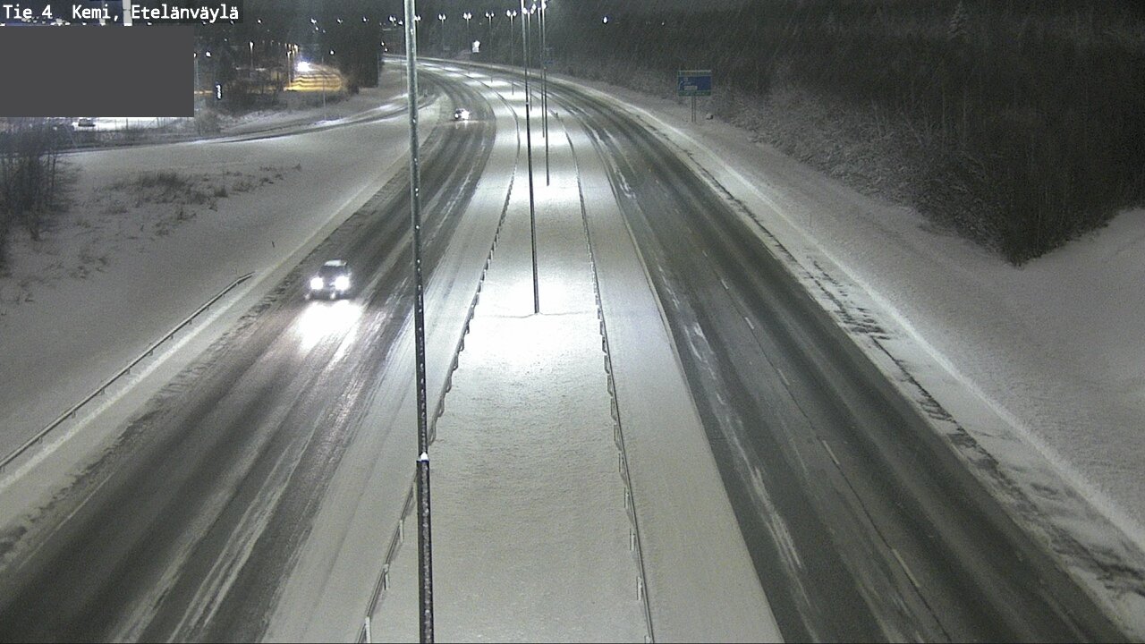 Weather Camera Image Road 4 Kemi, Etelänväylä, Kemi, Lappi