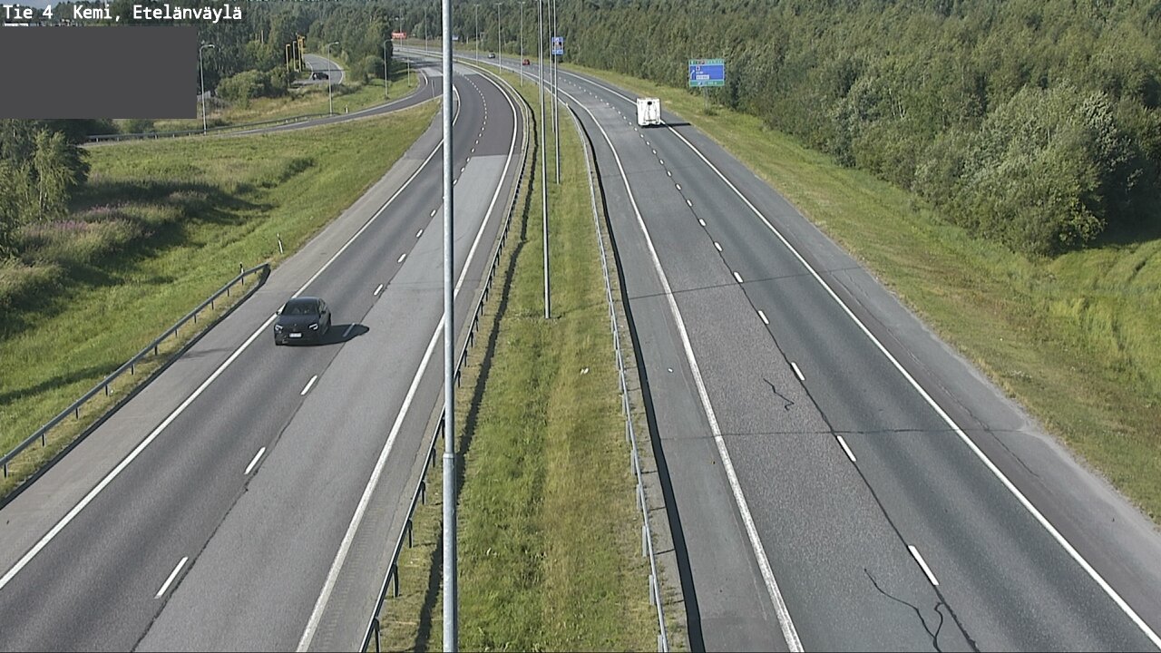 Weather Camera Image Väg 4 Kemi, Etelänväylä, Kemi, Lappi