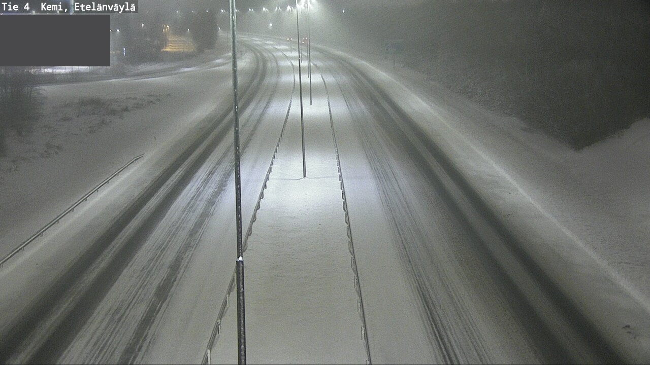 Weather Camera Image Road 4 Kemi, Etelänväylä, Kemi, Lappi