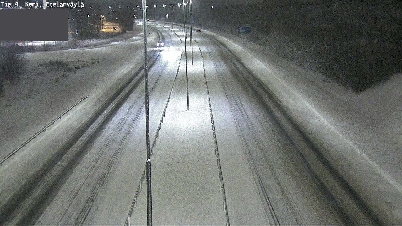 Weather Camera Image Road 4 Kemi, Etelänväylä, Kemi, Lappi