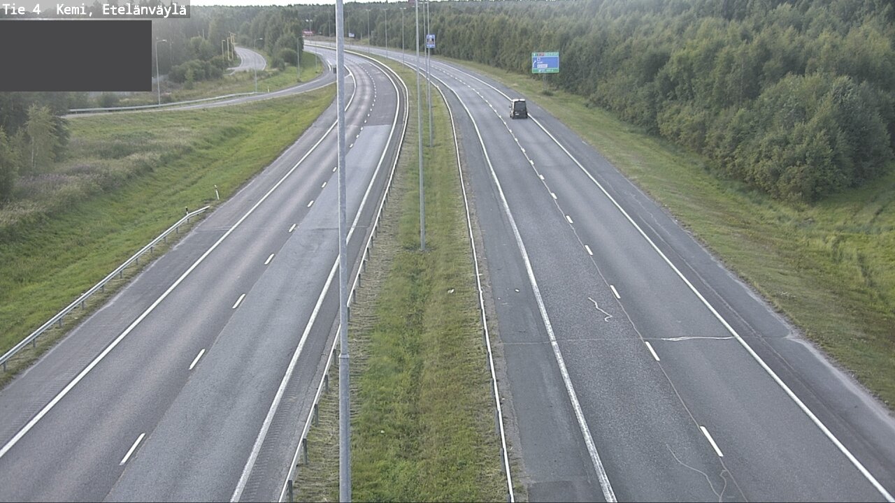 Weather Camera Image Väg 4 Kemi, Etelänväylä, Kemi, Lappi