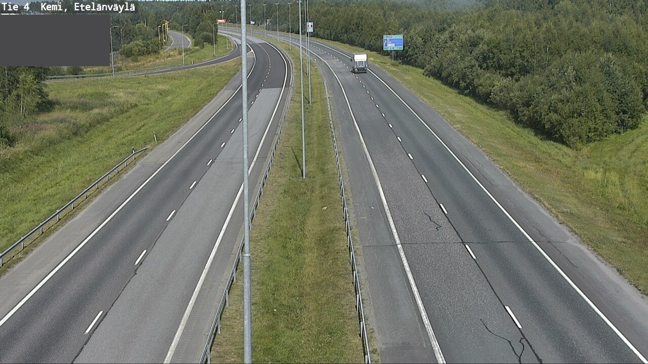 Weather Camera Image Road 4 Kemi, Etelänväylä, Kemi, Lappi