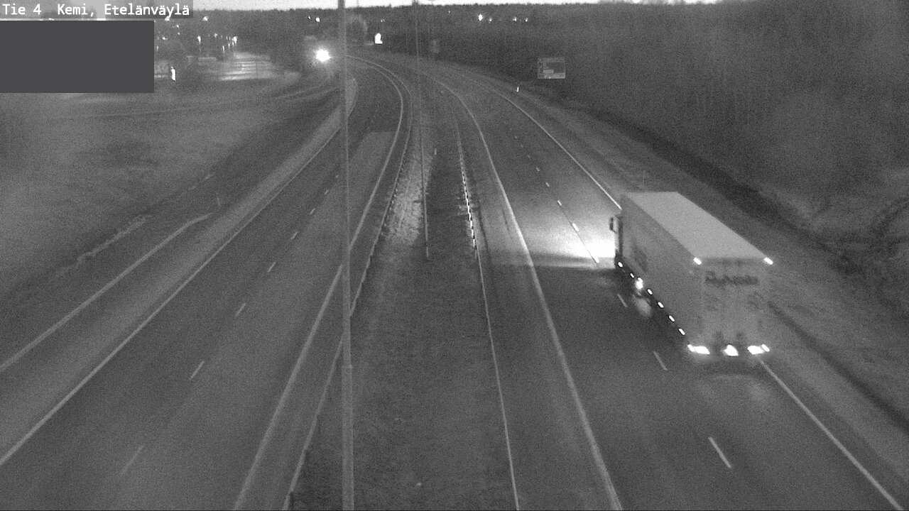 Weather Camera Image Road 4 Kemi, Etelänväylä, Kemi, Lappi