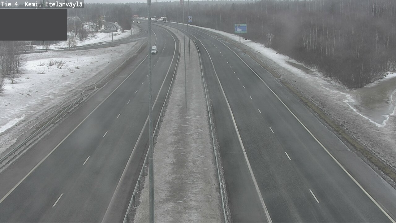 Weather Camera Image Väg 4 Kemi, Etelänväylä, Kemi, Lappi
