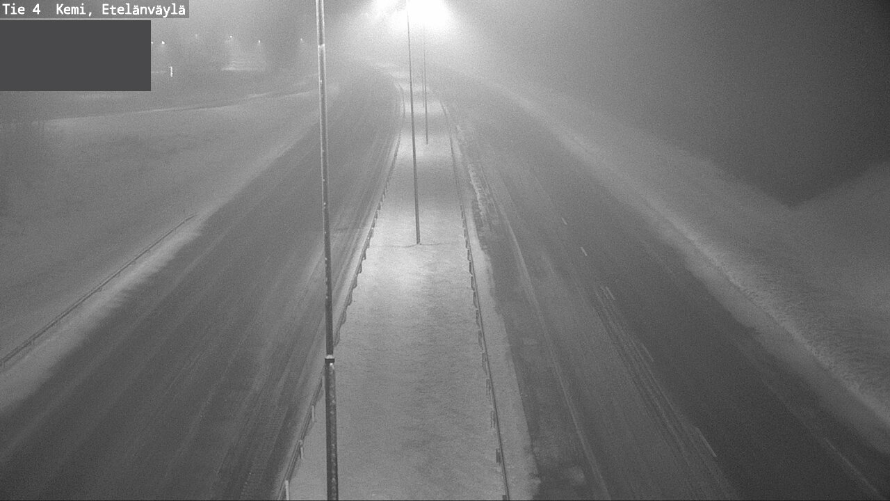 Weather Camera Image Road 4 Kemi, Etelänväylä, Kemi, Lappi