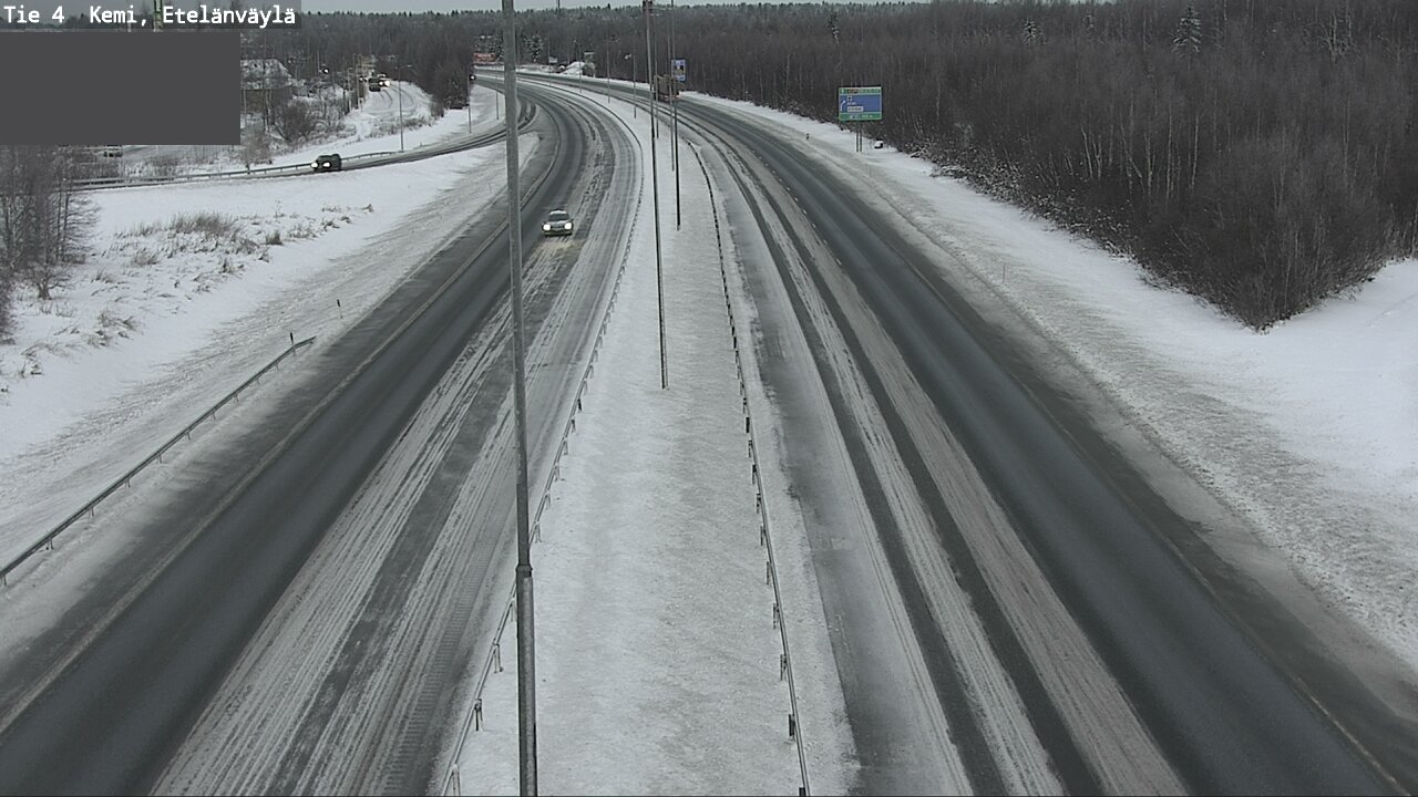 Weather Camera Image Väg 4 Kemi, Etelänväylä, Kemi, Lappi