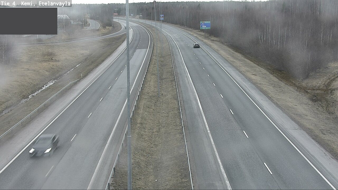 Weather Camera Image Road 4 Kemi, Etelänväylä, Kemi, Lappi