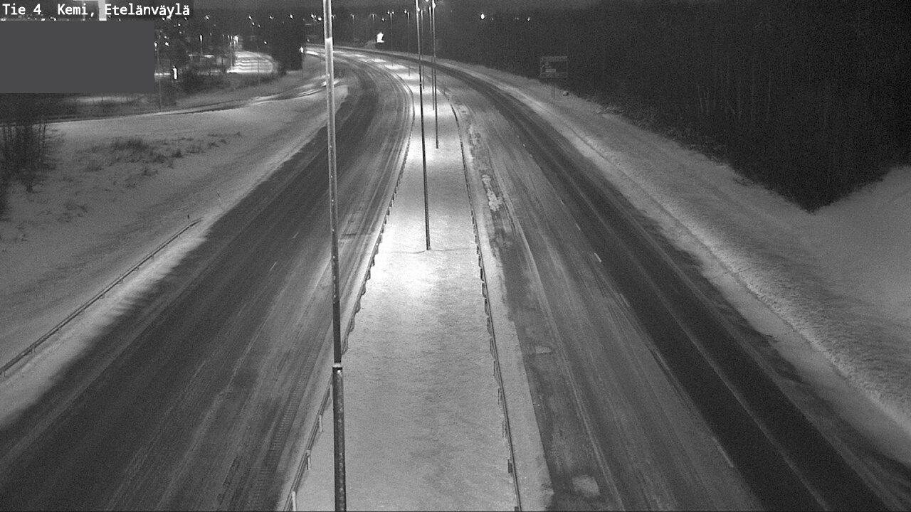 Weather Camera Image Road 4 Kemi, Etelänväylä, Kemi, Lappi