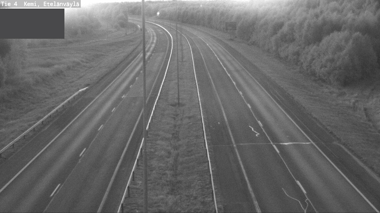 Weather Camera Image Väg 4 Kemi, Etelänväylä, Kemi, Lappi