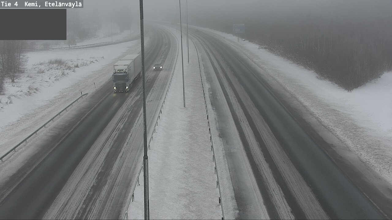 Weather Camera Image Väg 4 Kemi, Etelänväylä, Kemi, Lappi
