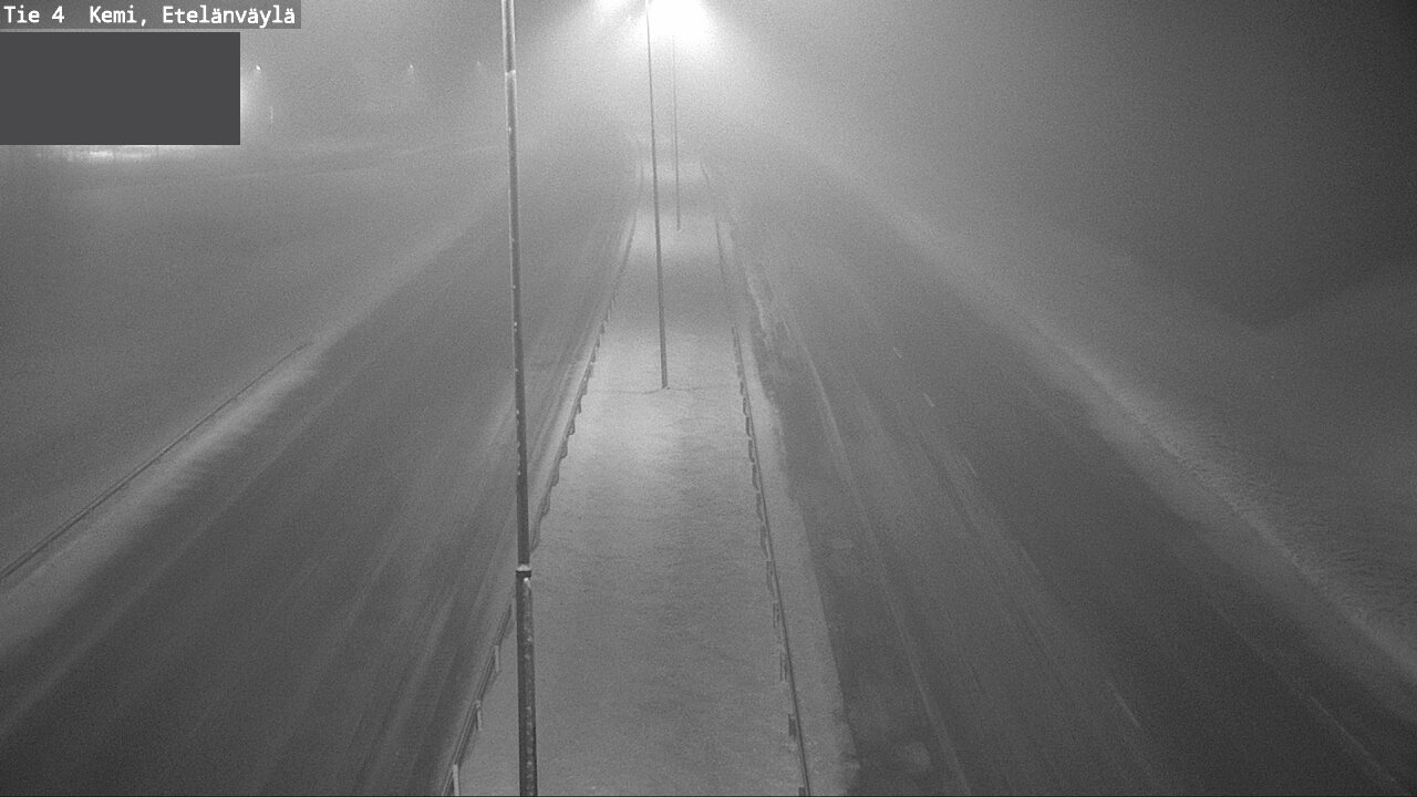Weather Camera Image Road 4 Kemi, Etelänväylä, Kemi, Lappi