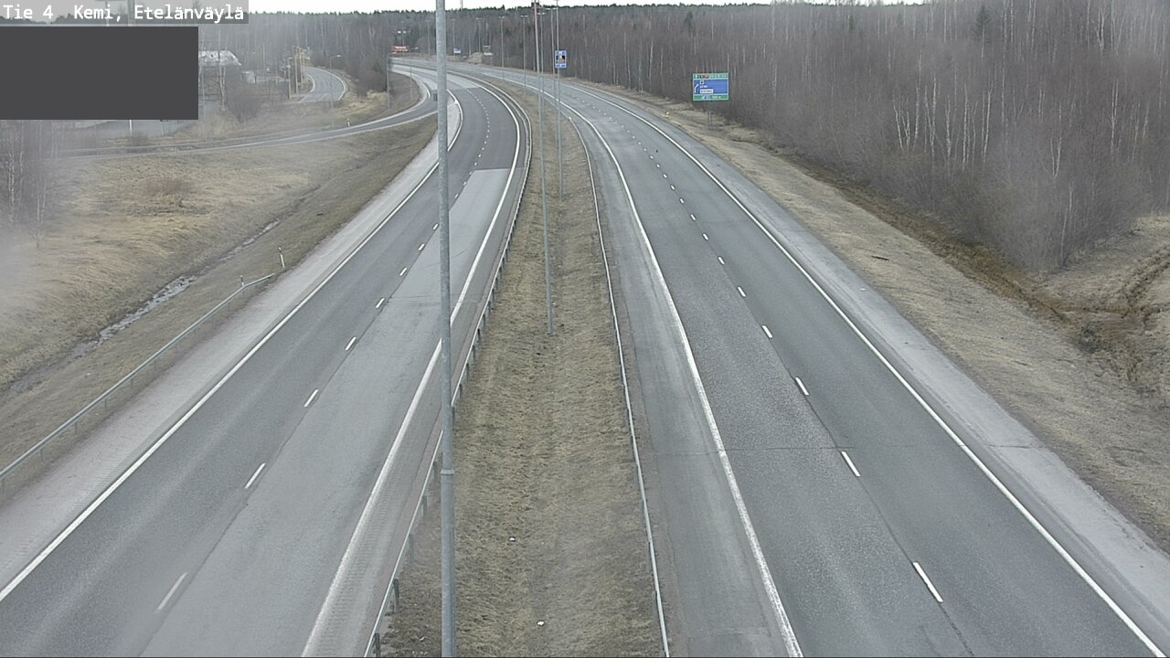 Weather Camera Image Road 4 Kemi, Etelänväylä, Kemi, Lappi