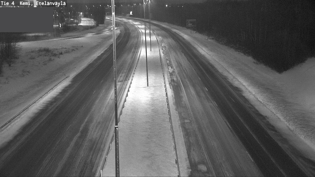 Weather Camera Image Road 4 Kemi, Etelänväylä, Kemi, Lappi